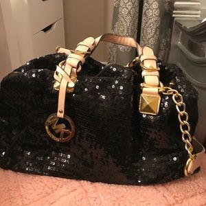 Michael Kors Grayson sequin handbag